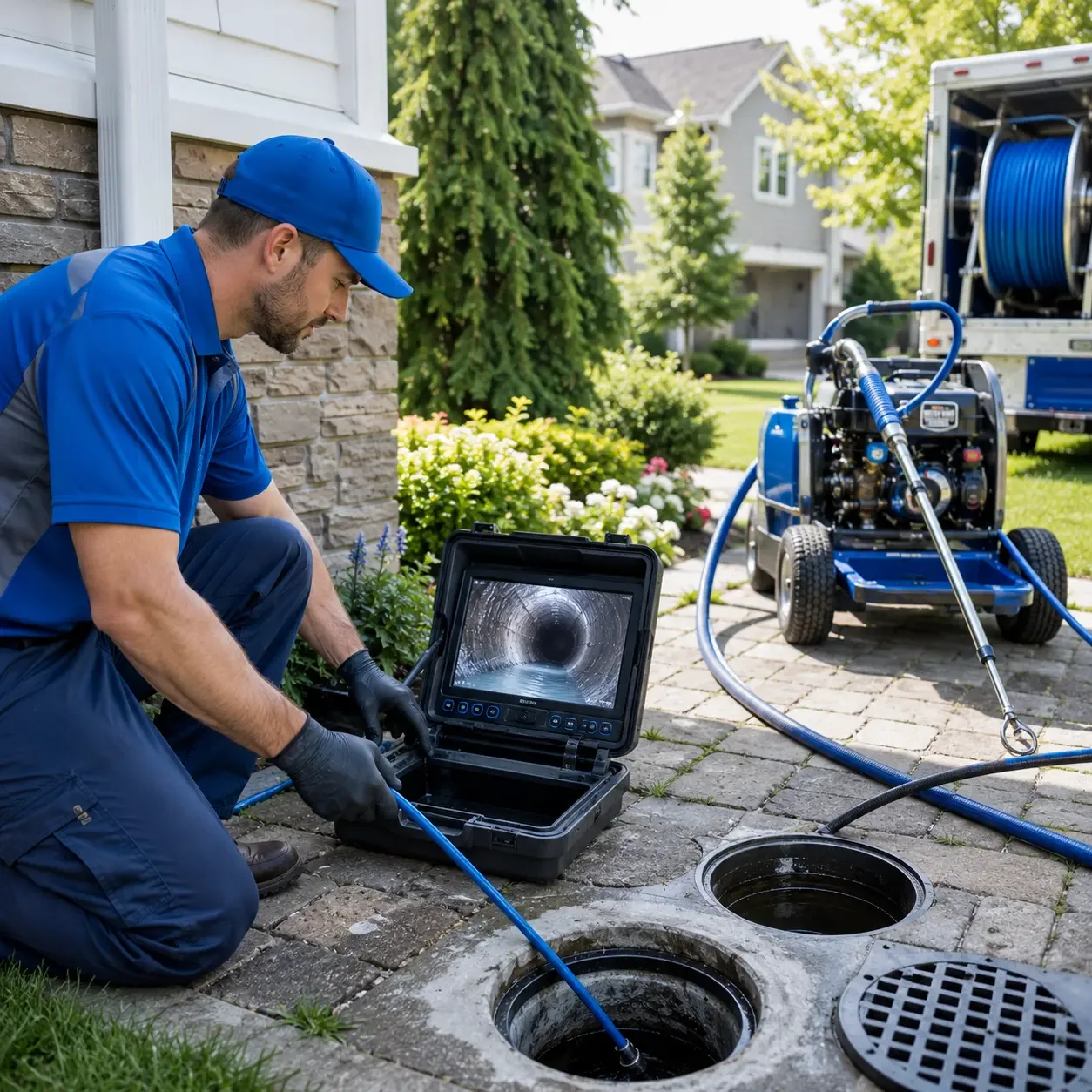 Outdoor drain cleaning professionals serving Gobles, MI