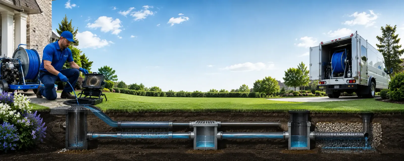 Outdoor drain cleaning information for Gobles, MI